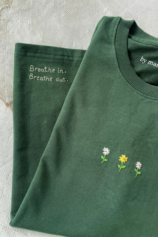 What's the best that could happen - Embroidered Oversized T-Shirt