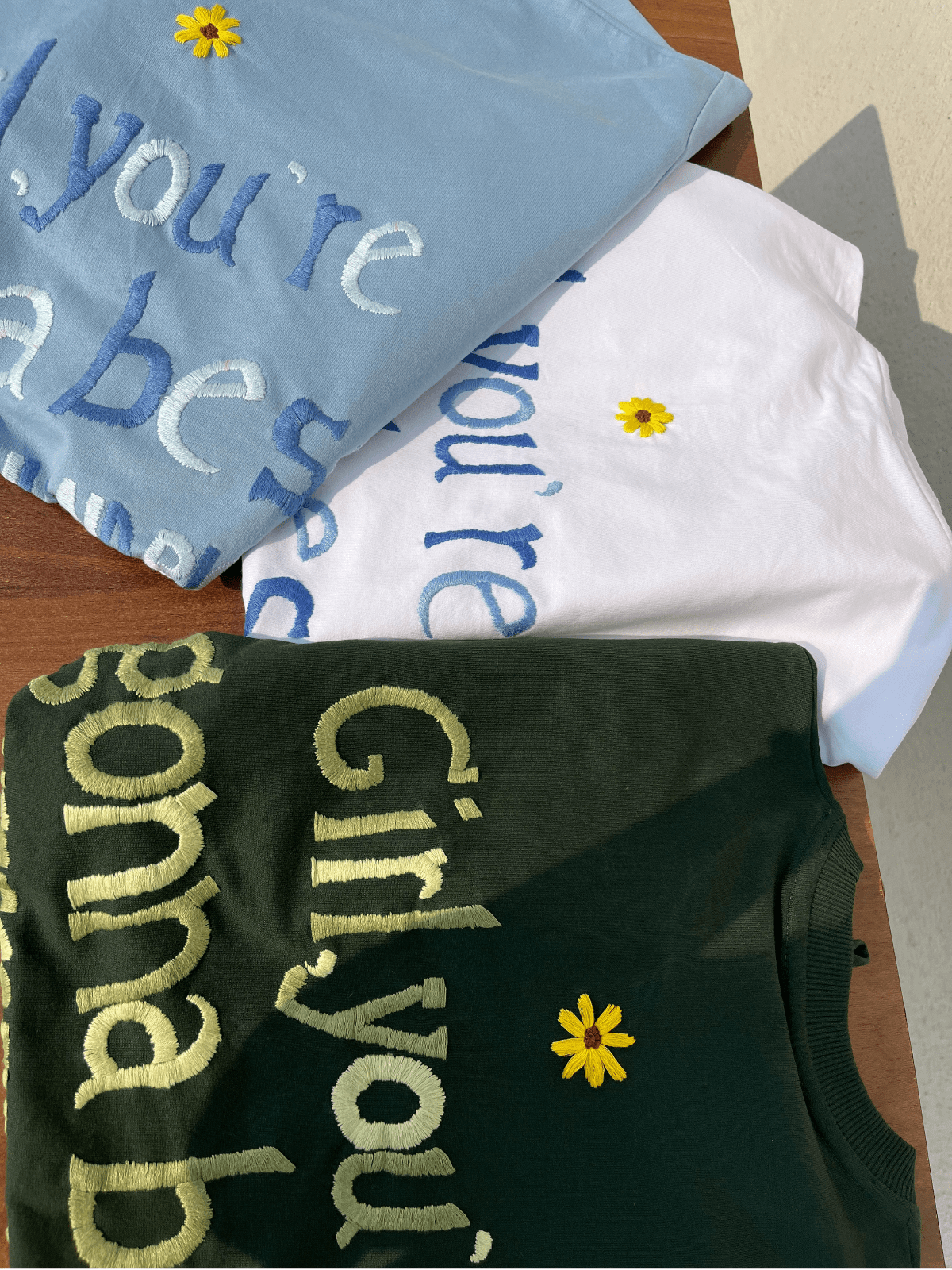 Girl, You're Gonna Be So Successful and Rich - Embroidered Oversized T-Shirt