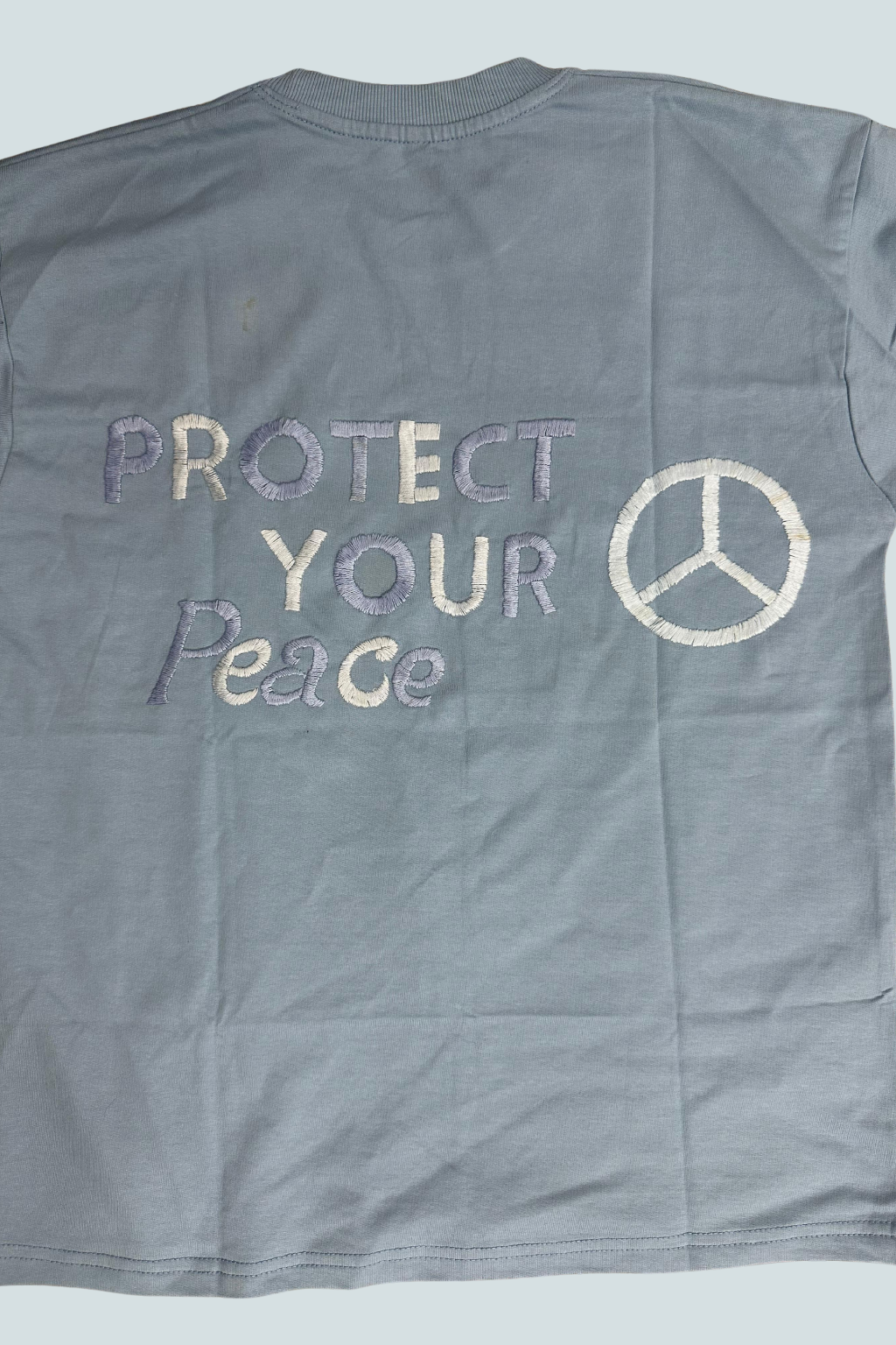 Protect your peace - Embroidered Oversized T-Shirt