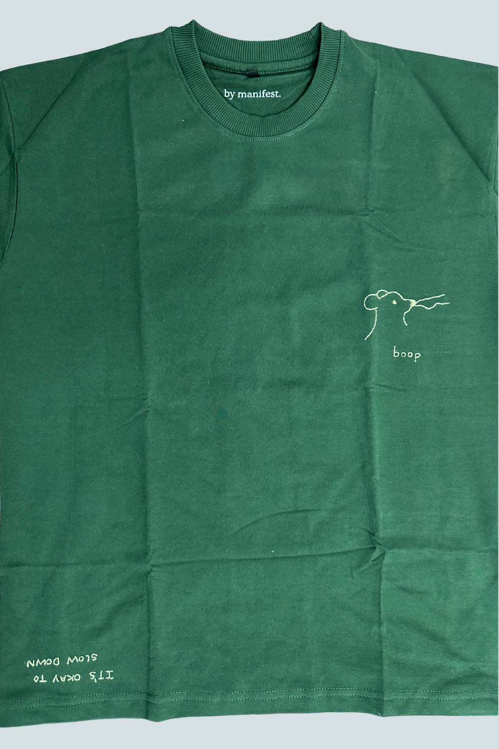 Protect your peace - Embroidered Oversized T-Shirt