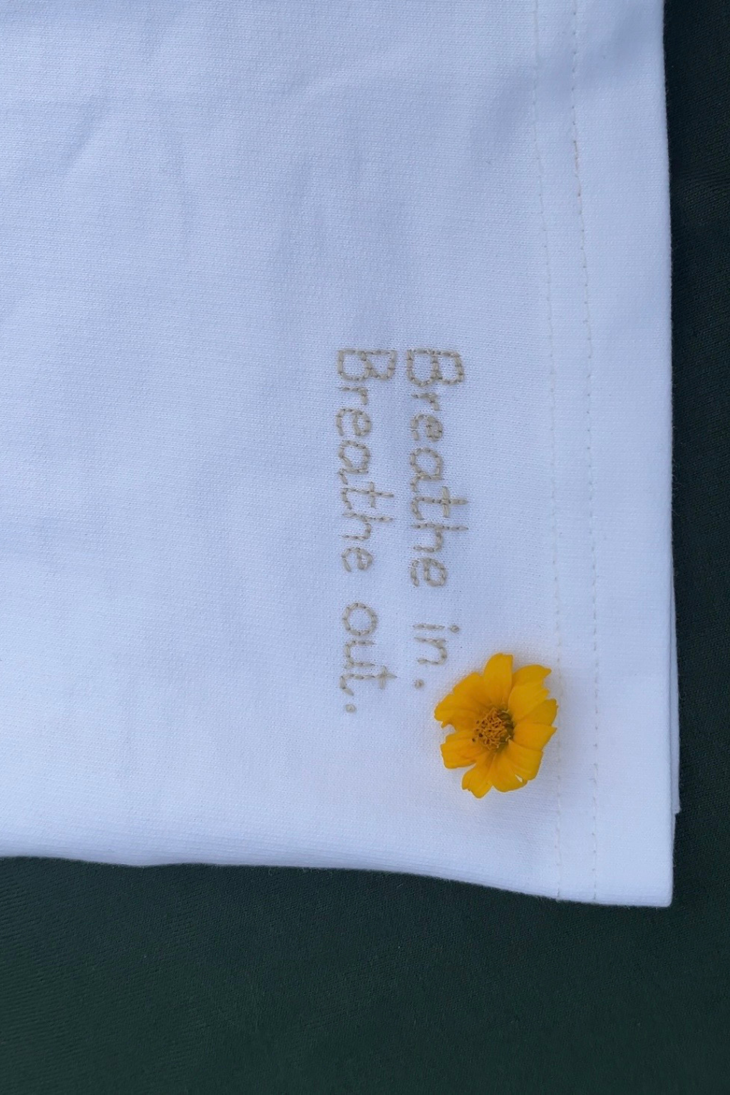 What's the best that could happen - Embroidered Oversized T-Shirt