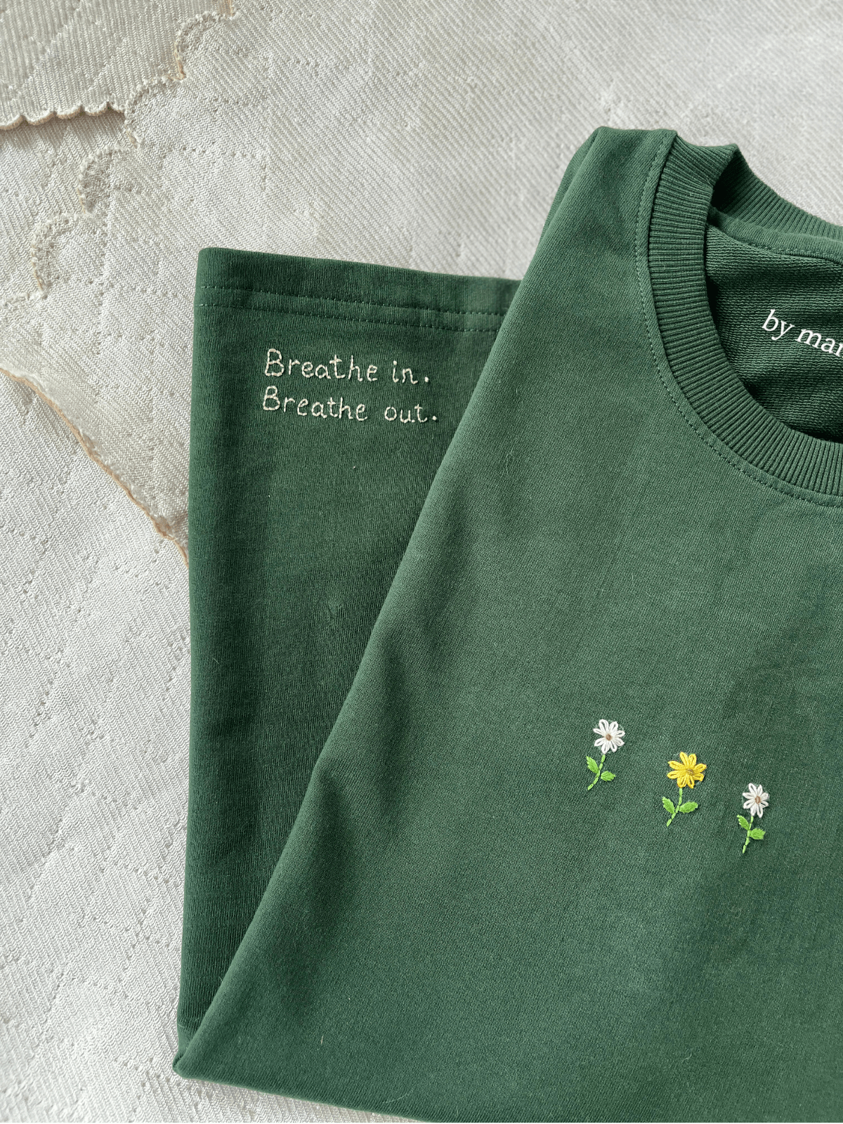 What's the best that could happen - Embroidered Oversized T-Shirt