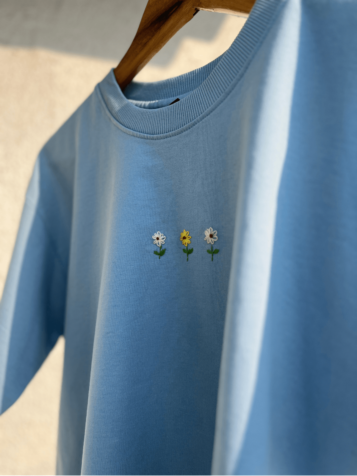 What's the best that could happen - Embroidered Oversized T-Shirt