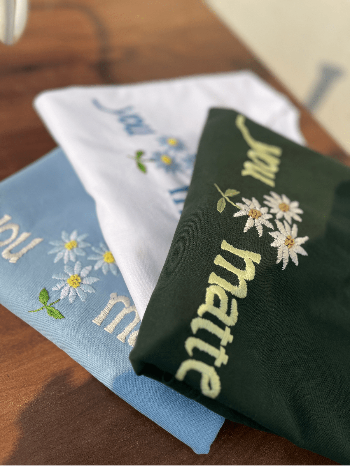 You Matter - Embroidered Oversized T-Shirt
