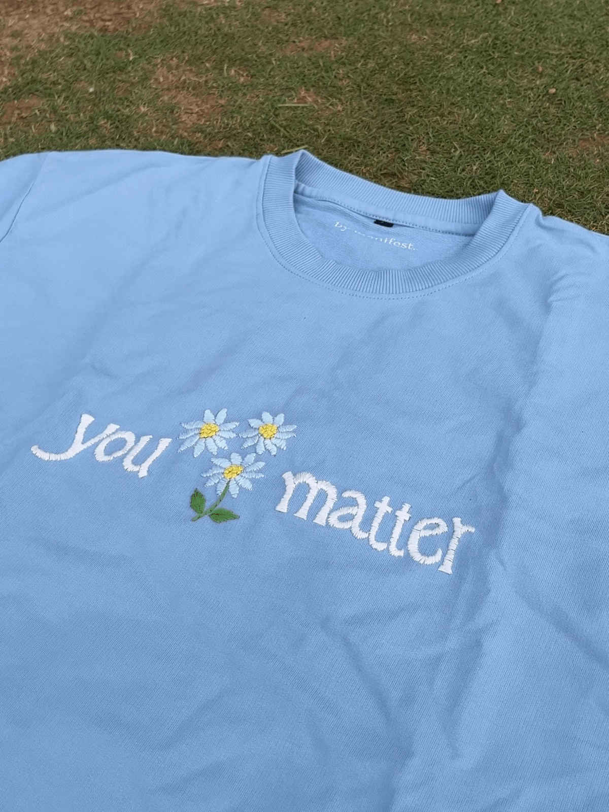 You Matter - Embroidered Oversized T-Shirt