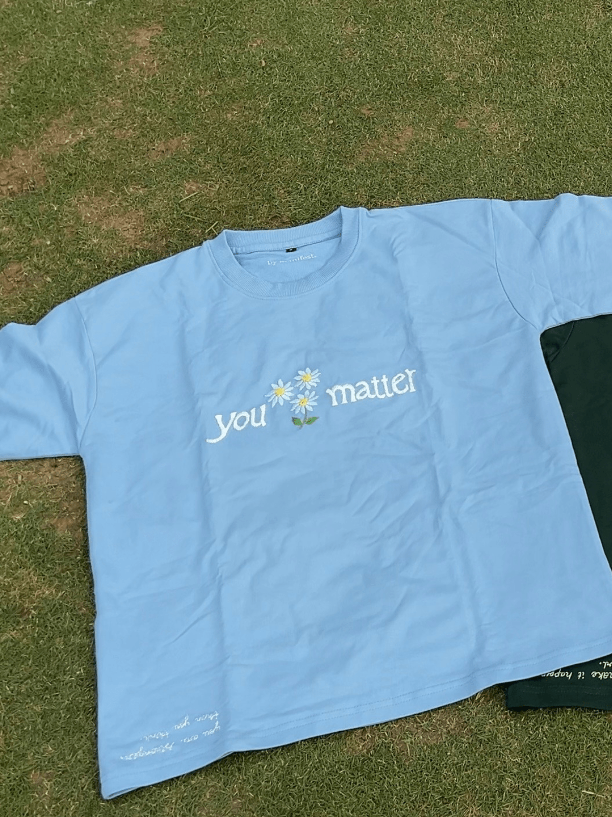 You Matter - Embroidered Oversized T-Shirt