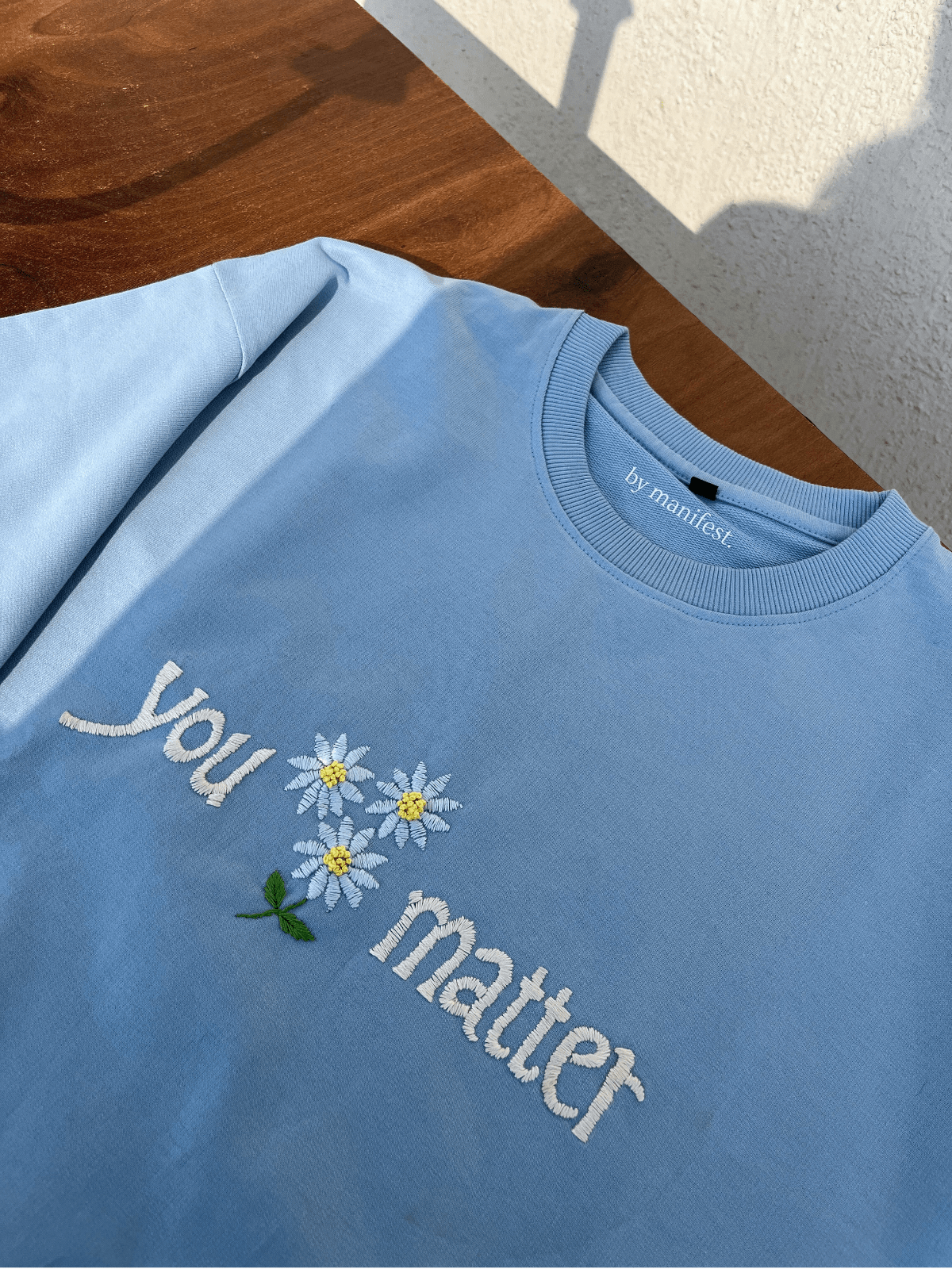 You Matter - Embroidered Oversized T-Shirt