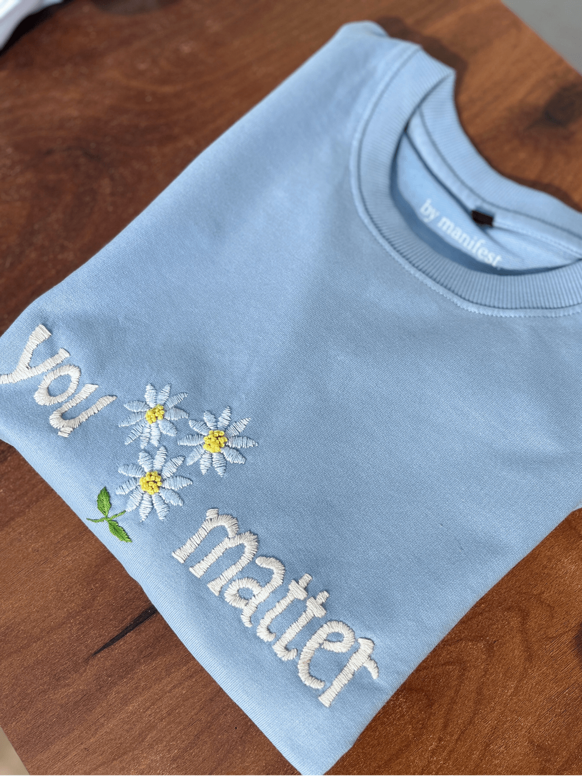 You Matter - Embroidered Oversized T-Shirt