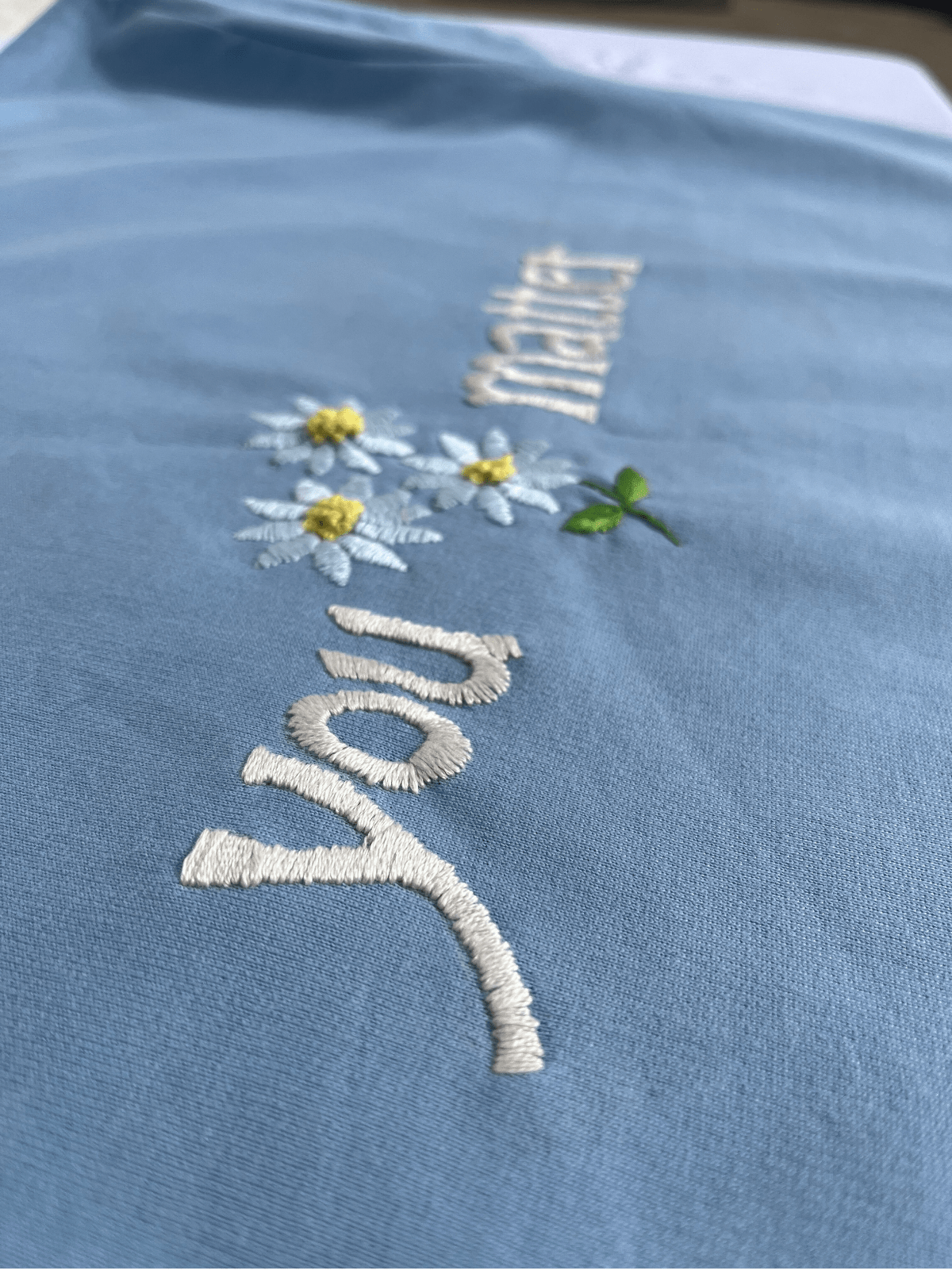 You Matter - Embroidered Oversized T-Shirt