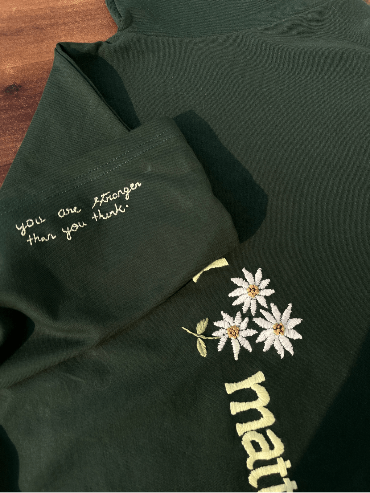 You Matter - Embroidered Oversized T-Shirt