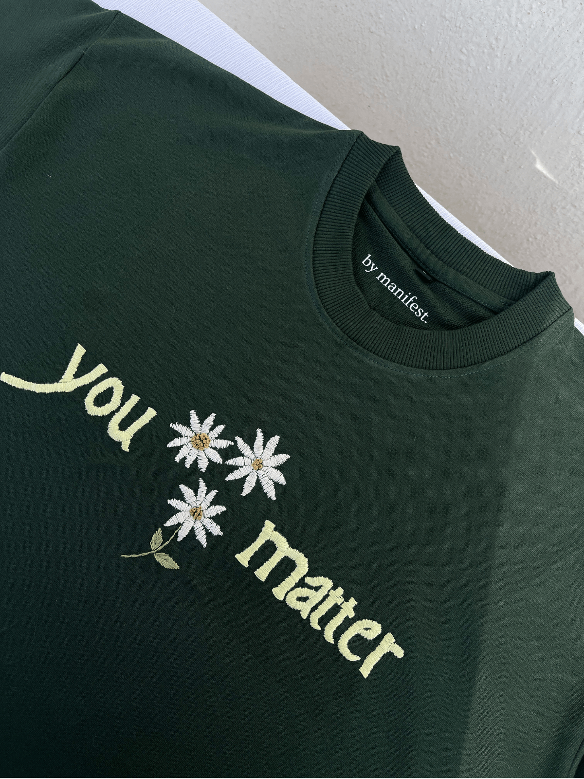 You Matter - Embroidered Oversized T-Shirt