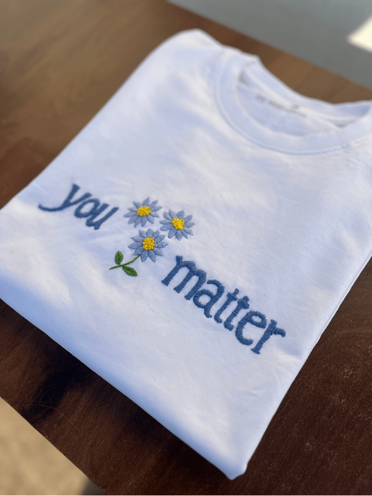 You Matter - Embroidered Oversized T-Shirt